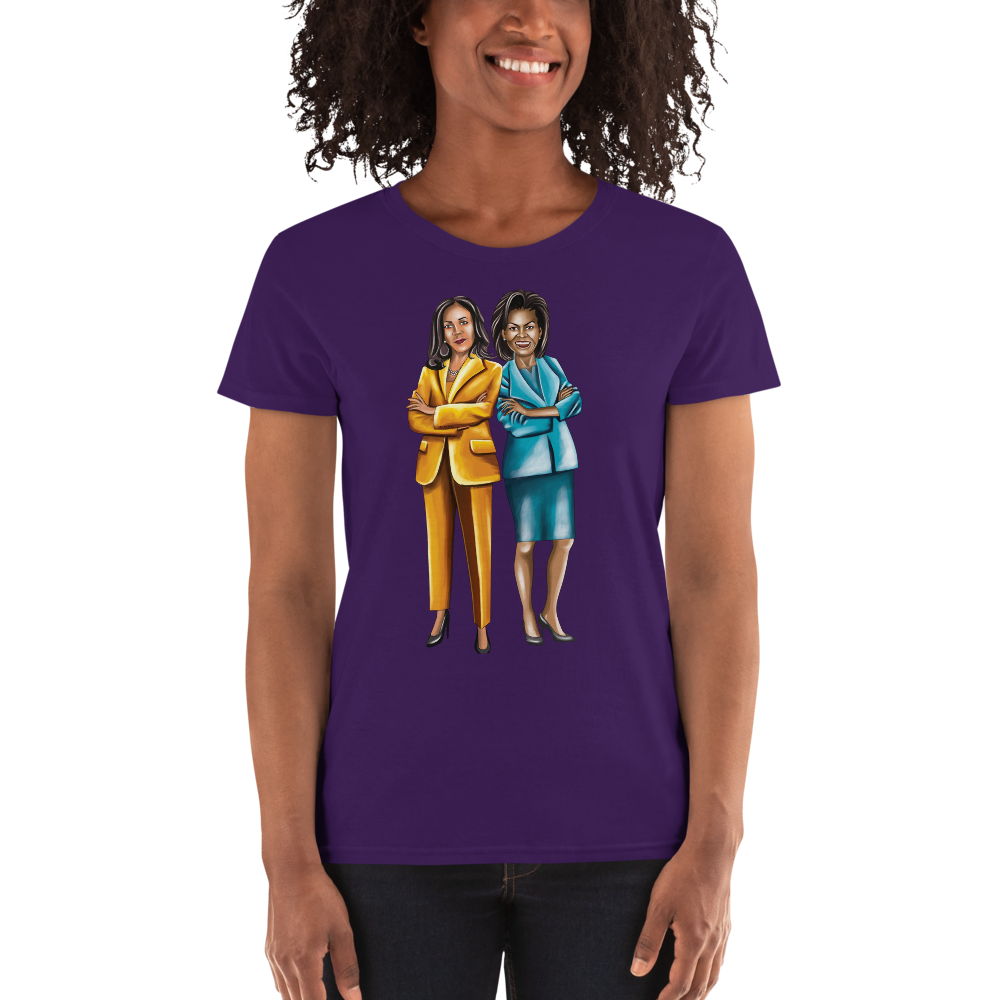 Michelle & Kamala - & Kardy\'s | Store Temple Women\'s t-shirt